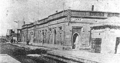 Estació de Sants, década de 1850